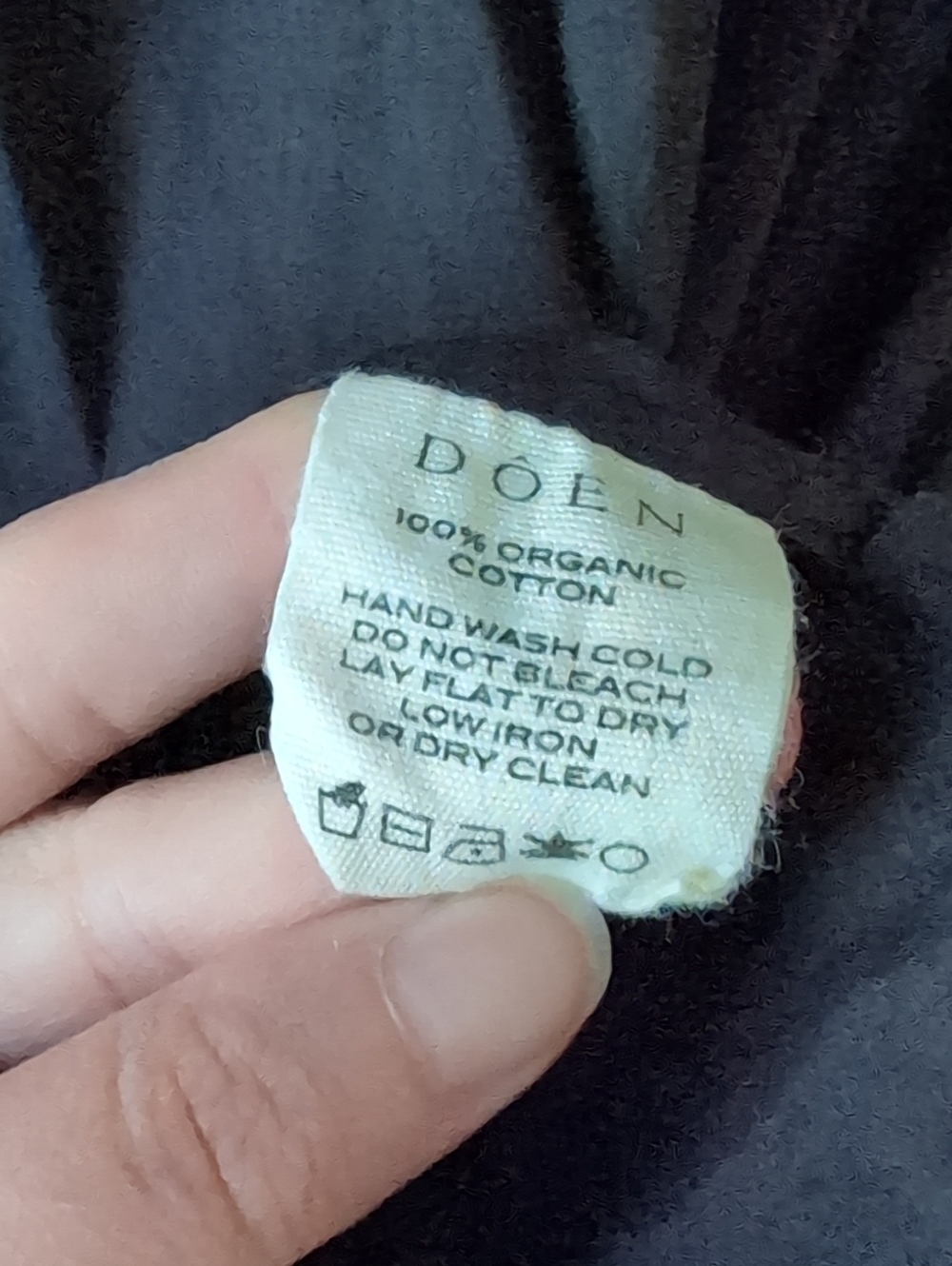 Doen Black Ischia smocked poplin dress Size M - Picture 6 of 9
